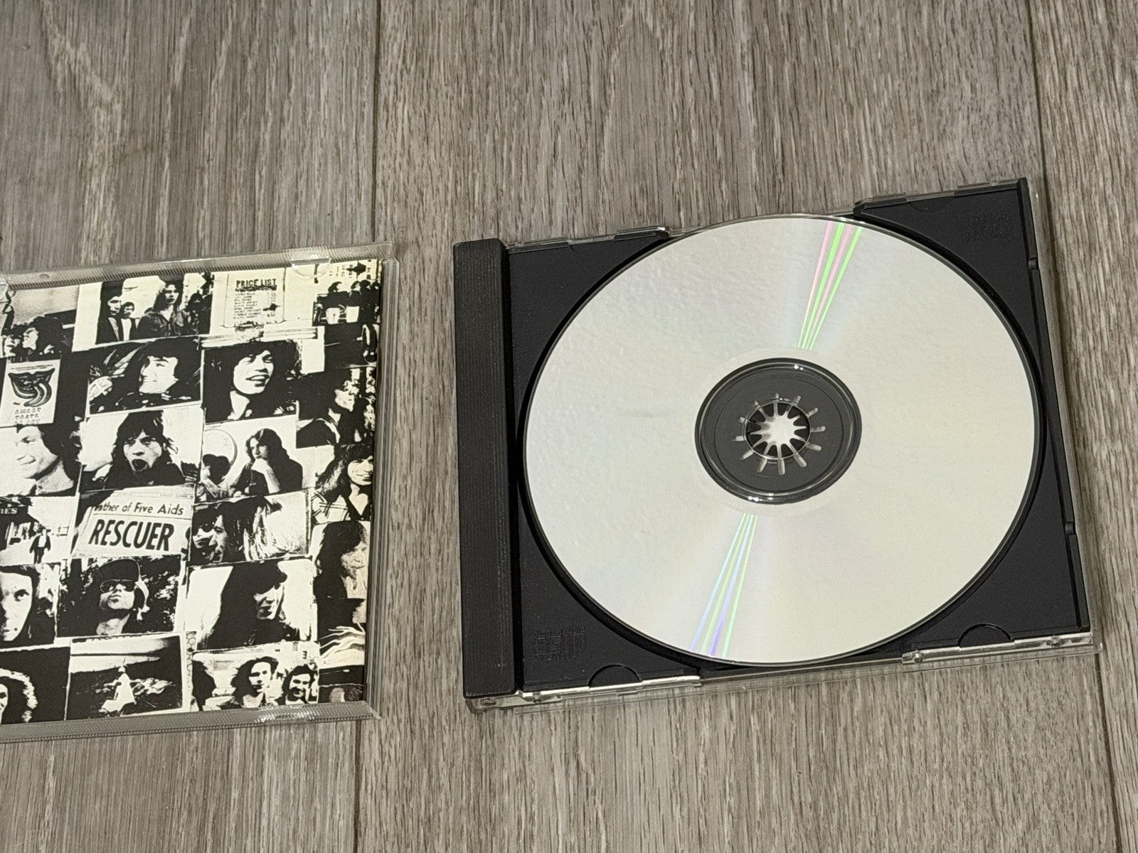 The Rolling Stones Exile On Main Street CD Cracked Case