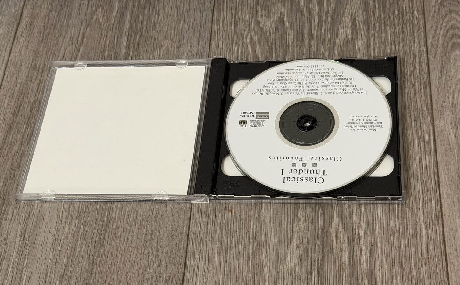 Classical Thunder CD The Time Life Library Of  Classical Favorites  VG+ VTG 1994