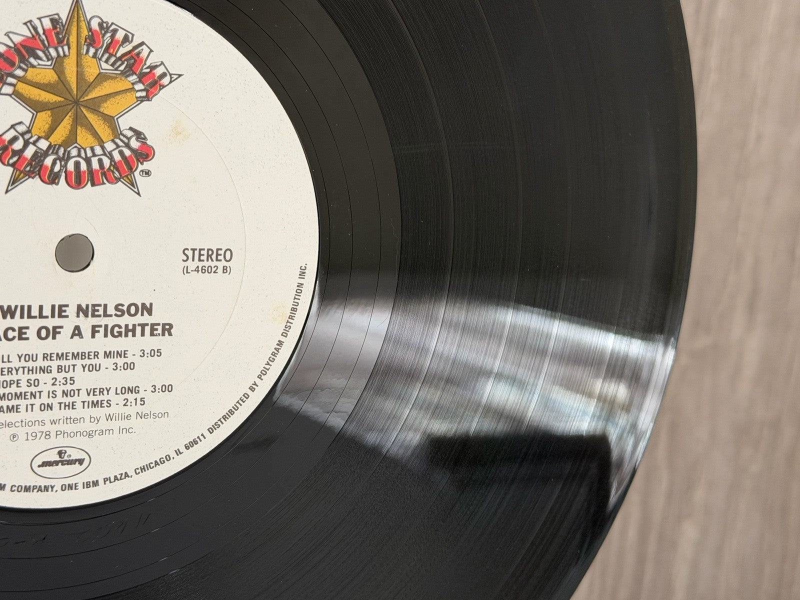 Willie Nelson - Face Of A Fighter 1978 LP Vinyl Album 