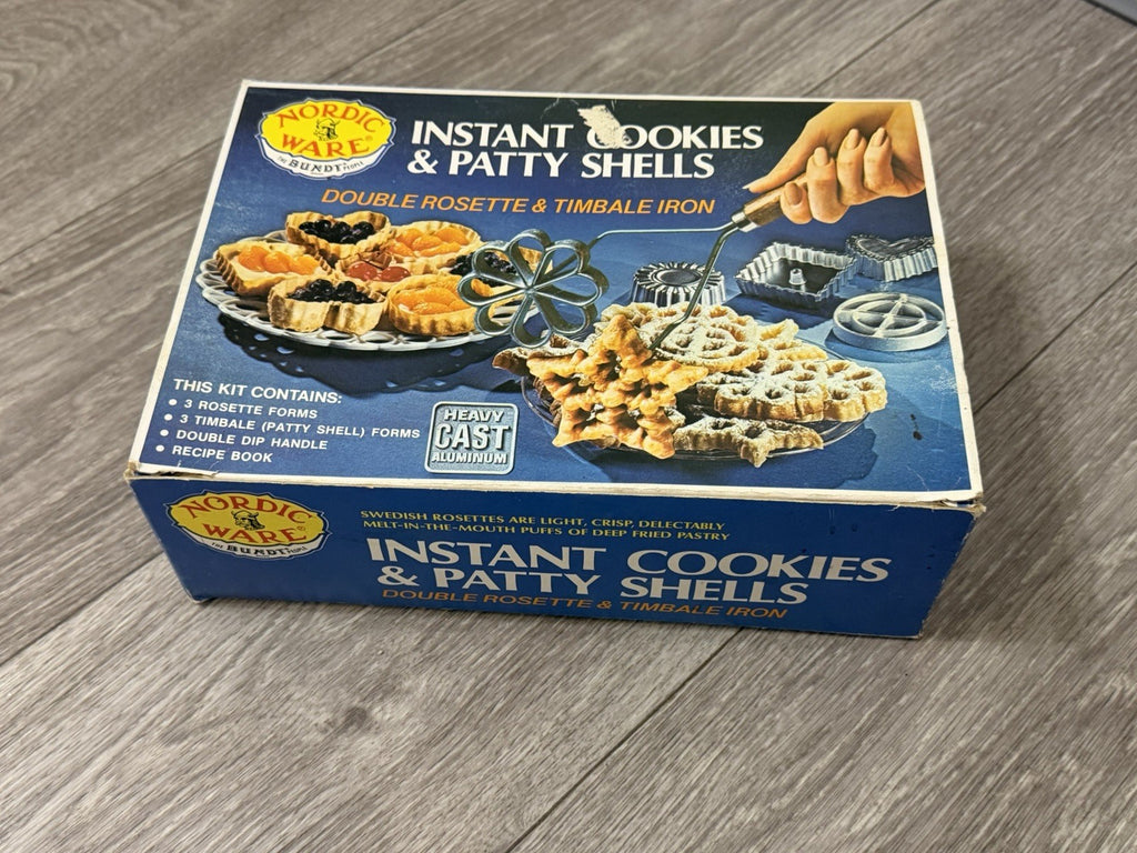 Vintage Nordic Ware Instant Cookies & Patty Shells / New Sealed