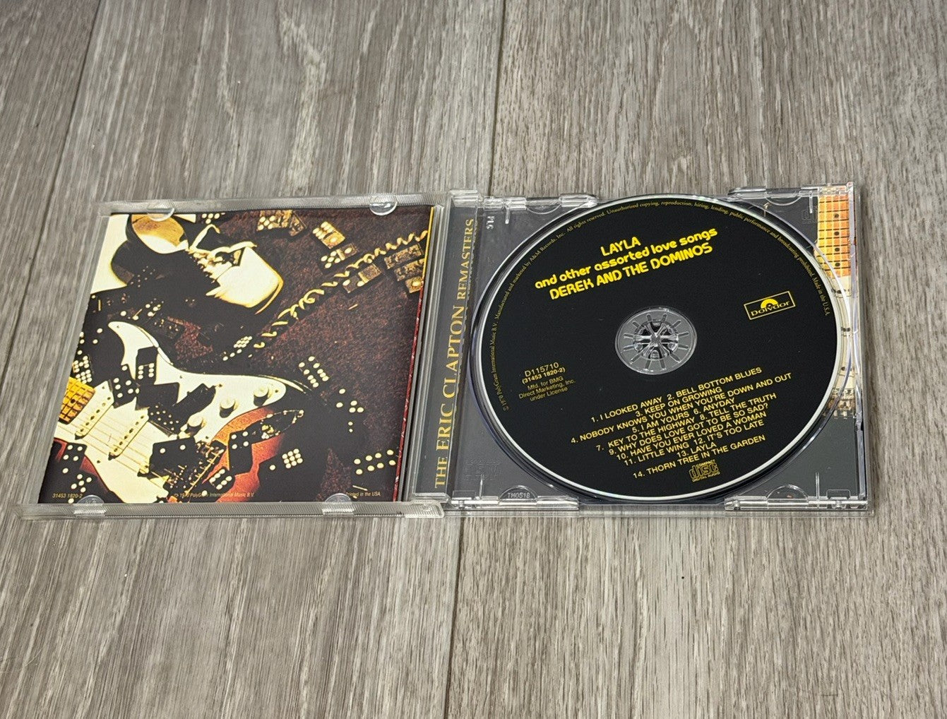 Eric Clapton Remastered Layla Assorted Love Songs Derek And The Dominos CD Rock