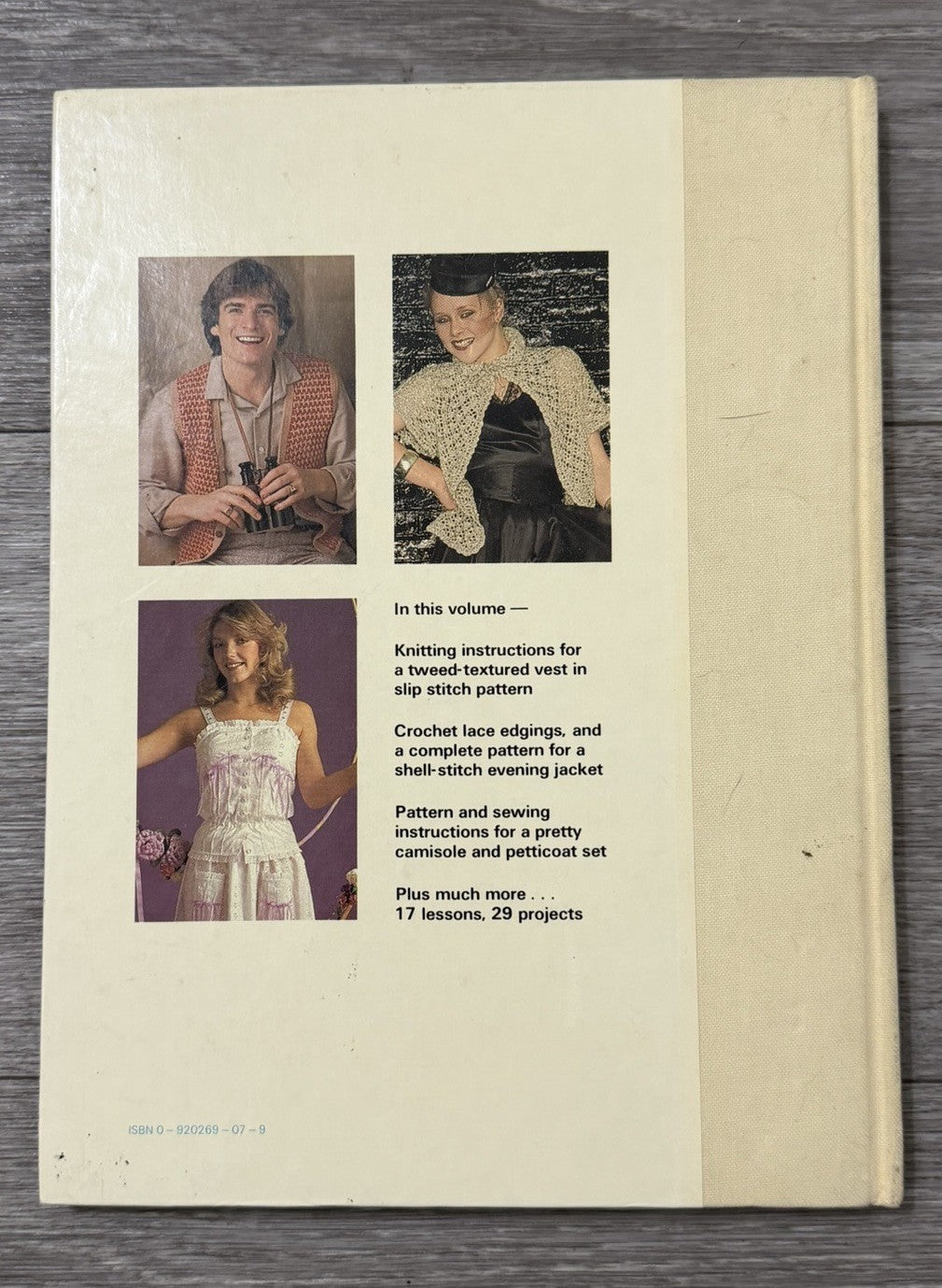  VTG  Vol. #7 Stitch By Stitch Hardbound Book Sewing, Knitting ETC Totstar Books