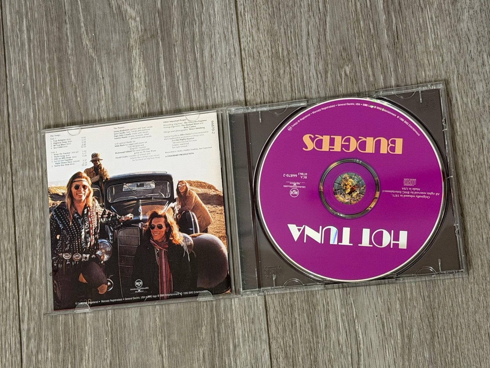 Hot Tuna Burgers CD