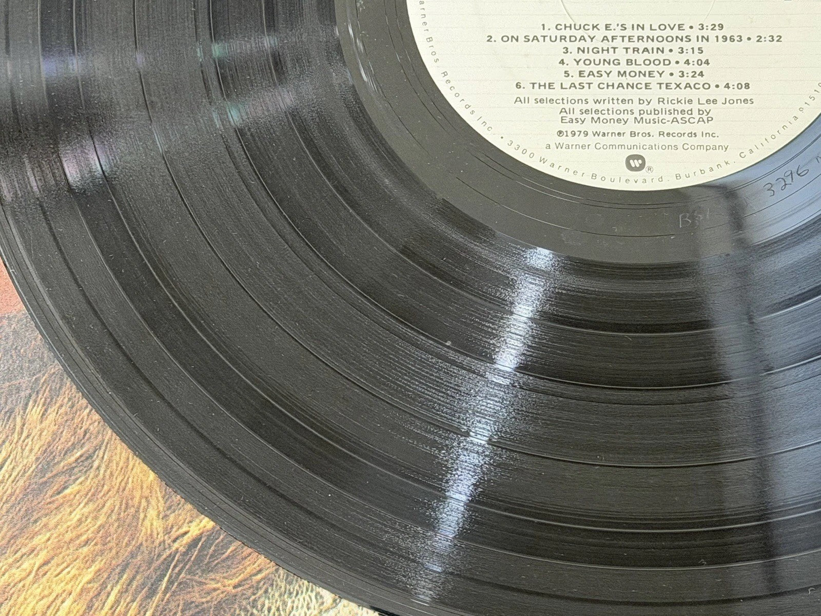 RICKIE LEE JONES - Self Titled (1979) - 12" Vinyl Record LP - GOOD