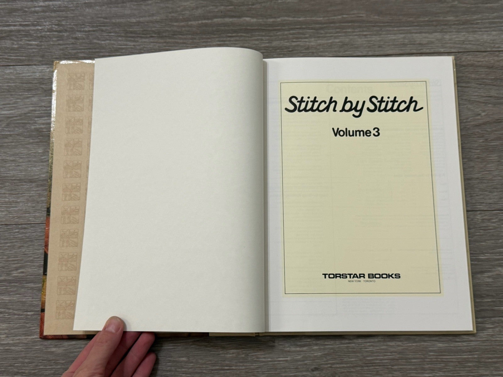 Stitch by Stitch : Volume 3 Book