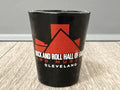 ROCK & ROLL HALL OF FAME MUSEUM SHOT CUP CERAMIC 1998 CLEVELAND OHIO