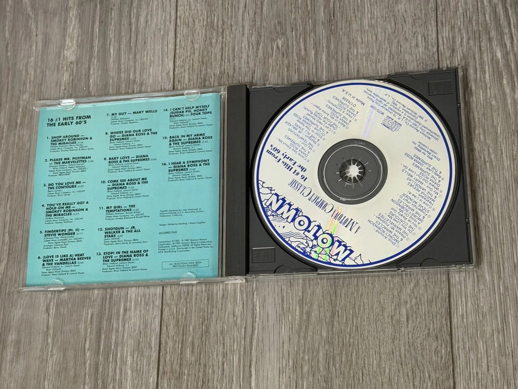 16 #1 HITS FROM THE EARLY 60's Supremes Temptations CD Cracked Case