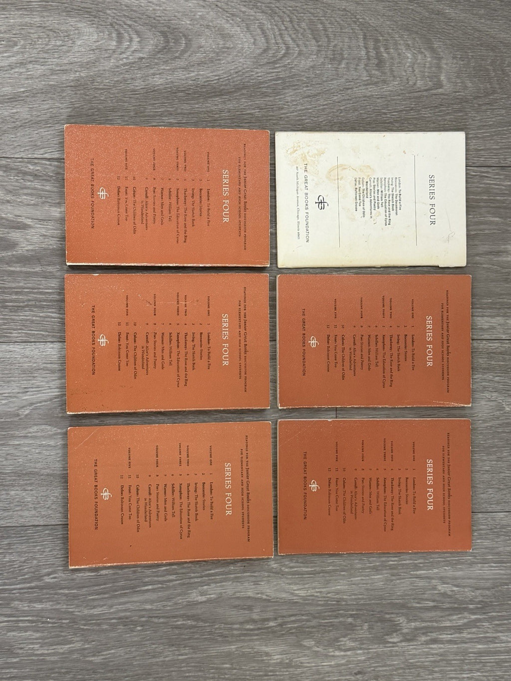 The Junior Great Books Series 4 Vol 1-5 Box Set Discussion Program Mixed Authors