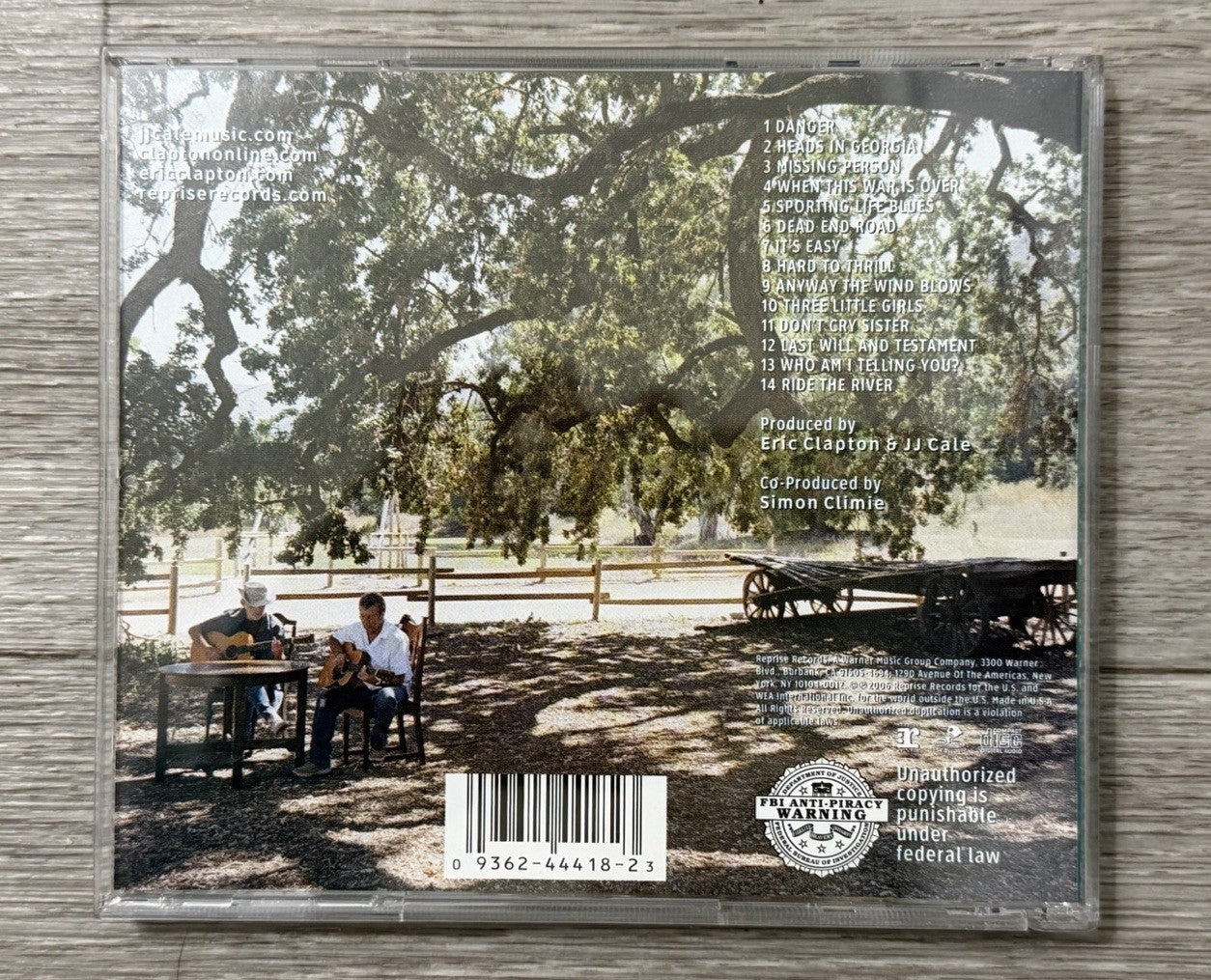 Eric Clapton/J.J. Cale - The Road to Escondido - CD