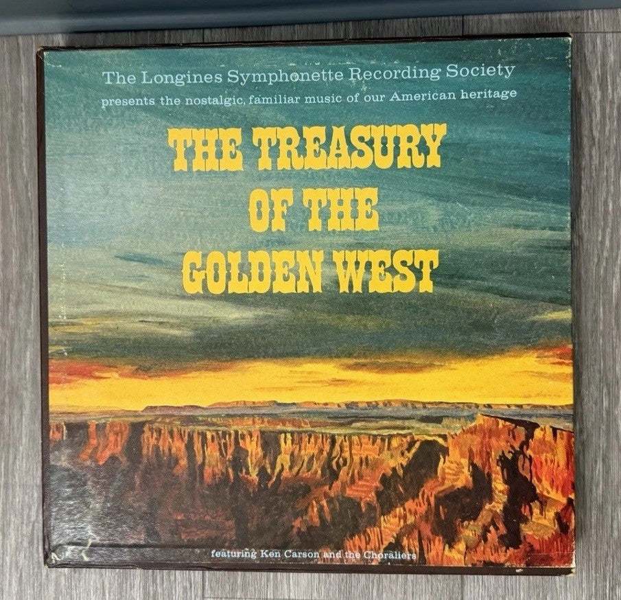 Treasury of the Golden West - Longines Multi-LP Box 6 Record Set - VG+