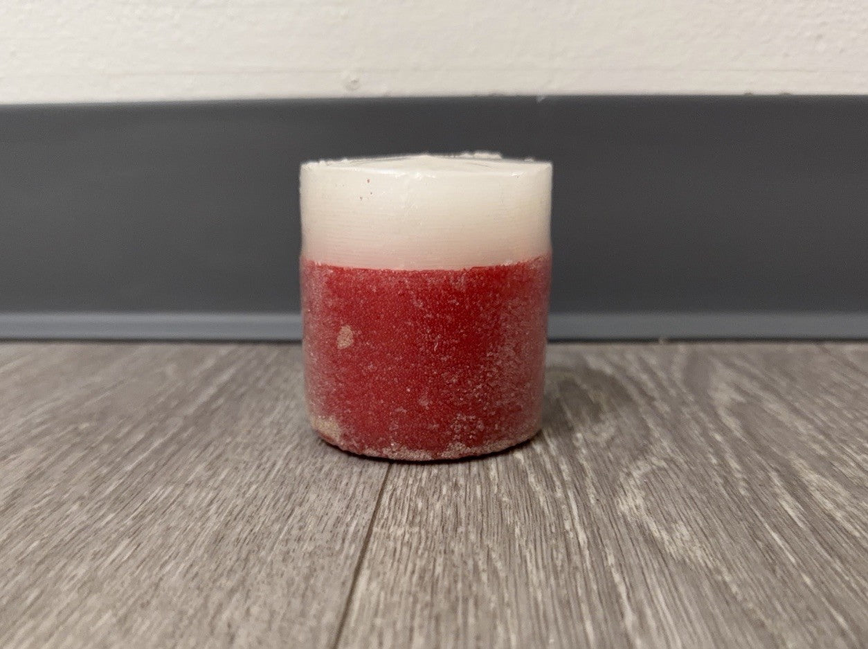 Luminessence Household Emergency Box Of Candles (incomplete) & Red/White Candle