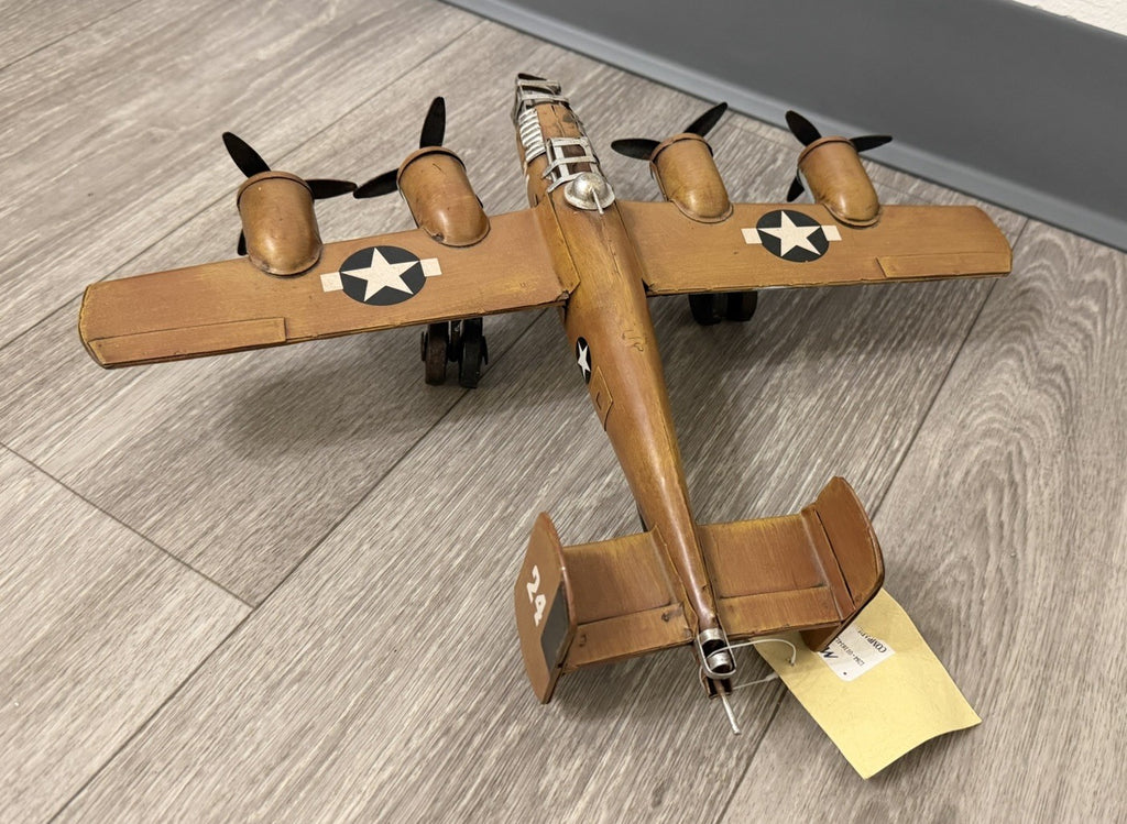 Vintage Cheungs JA-0058 B-24  Airplane Plane With Tag