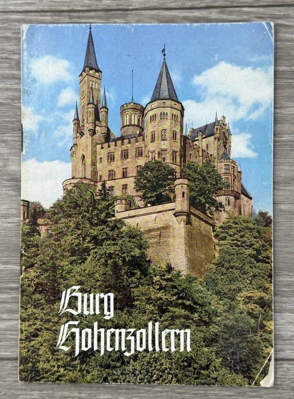 Vintage Burg Hohenzollern Castle Germany Mini Guide Booklet German History