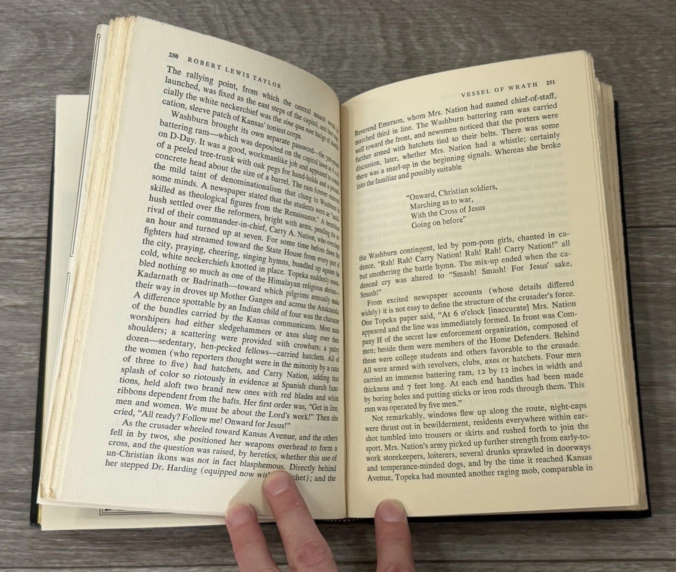 Vessel of Wrath  The Life and Times of Carry Nation Robert Taylor 1966 HCDJ BCE