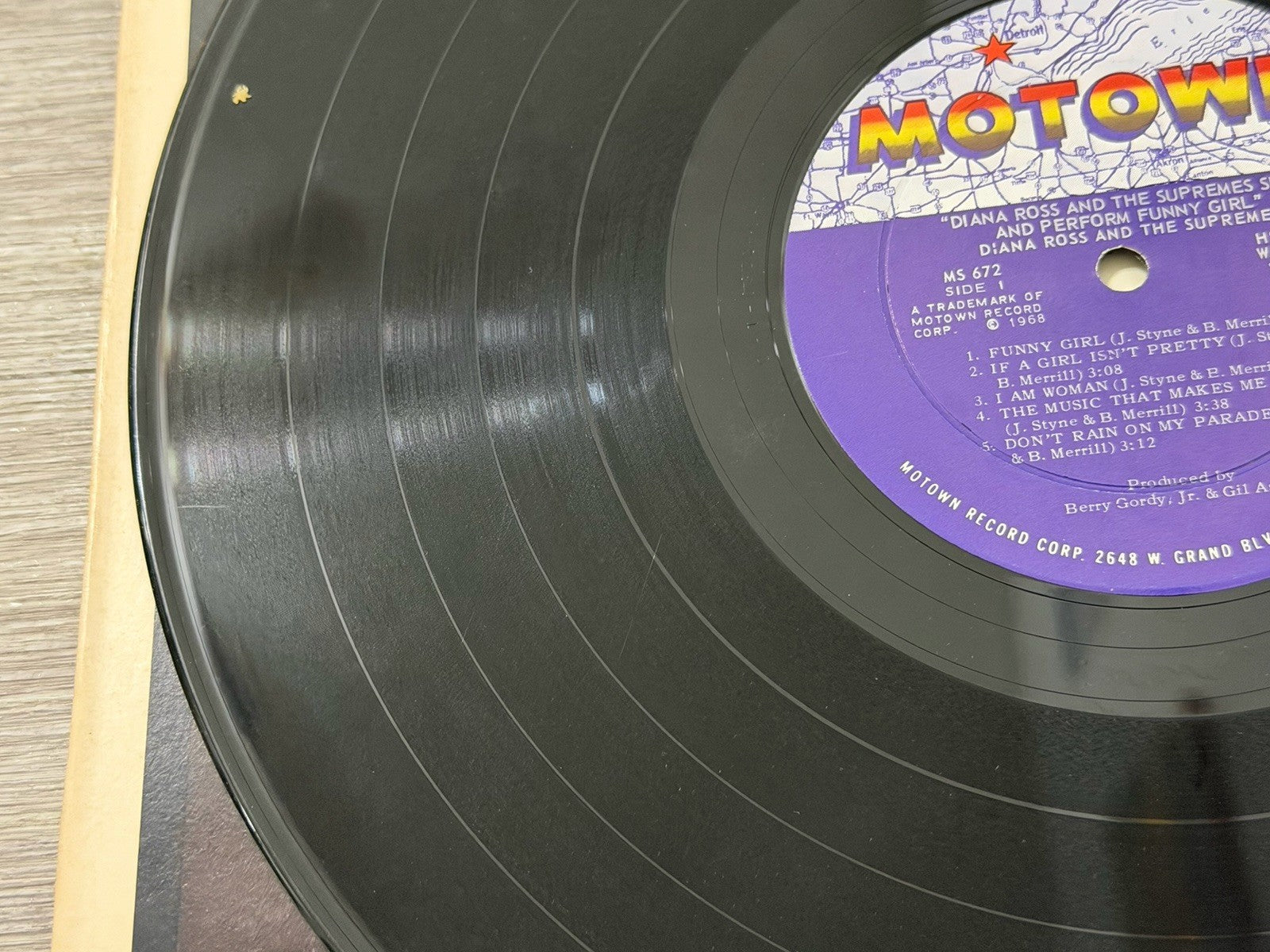 Diana Ross & The Supremes ‎– Sing And Perform "Funny Girl" - Vinyl LP 1968