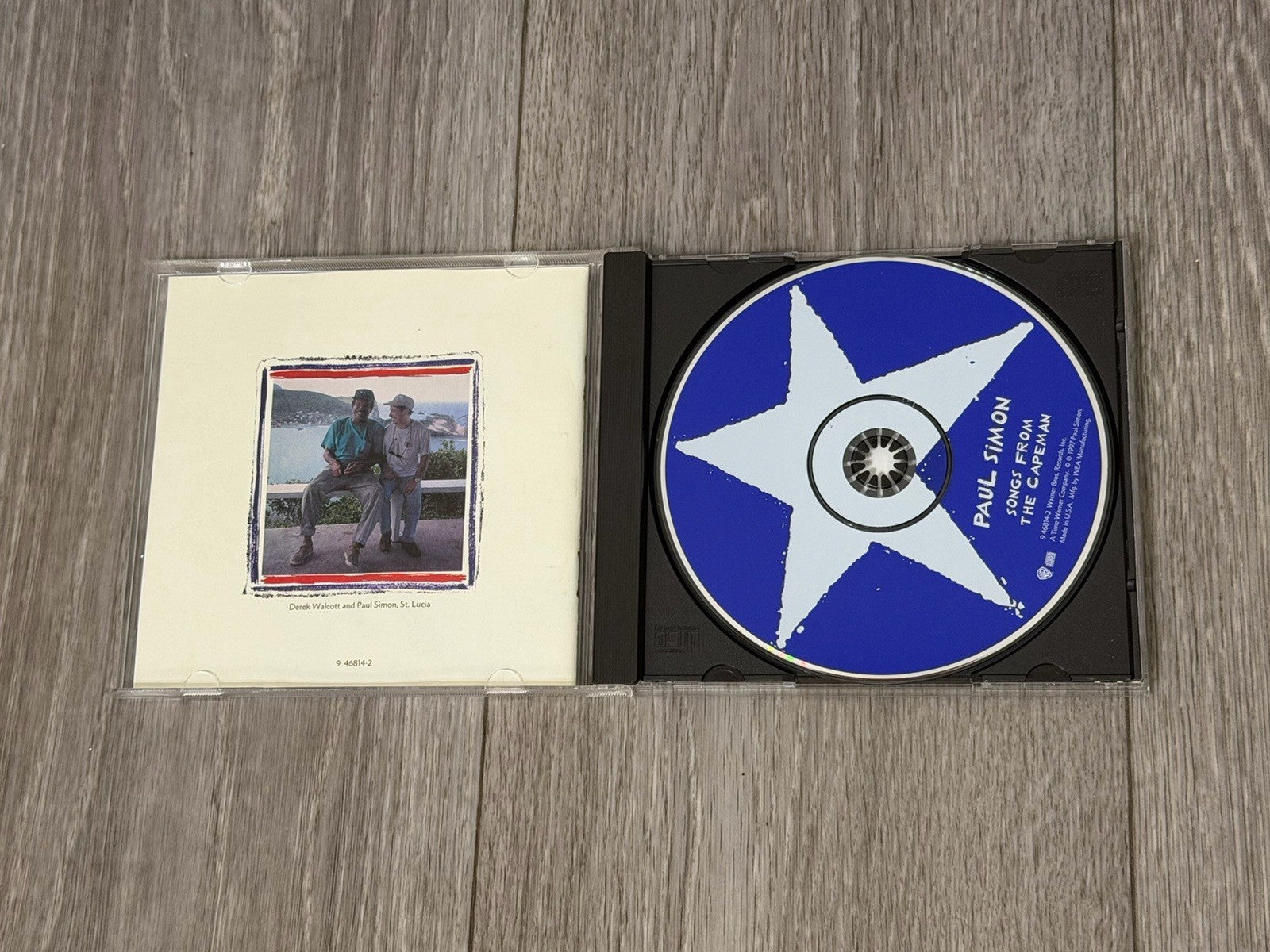 Paul Simon Music CD - Songs from The Capeman Cracked Case