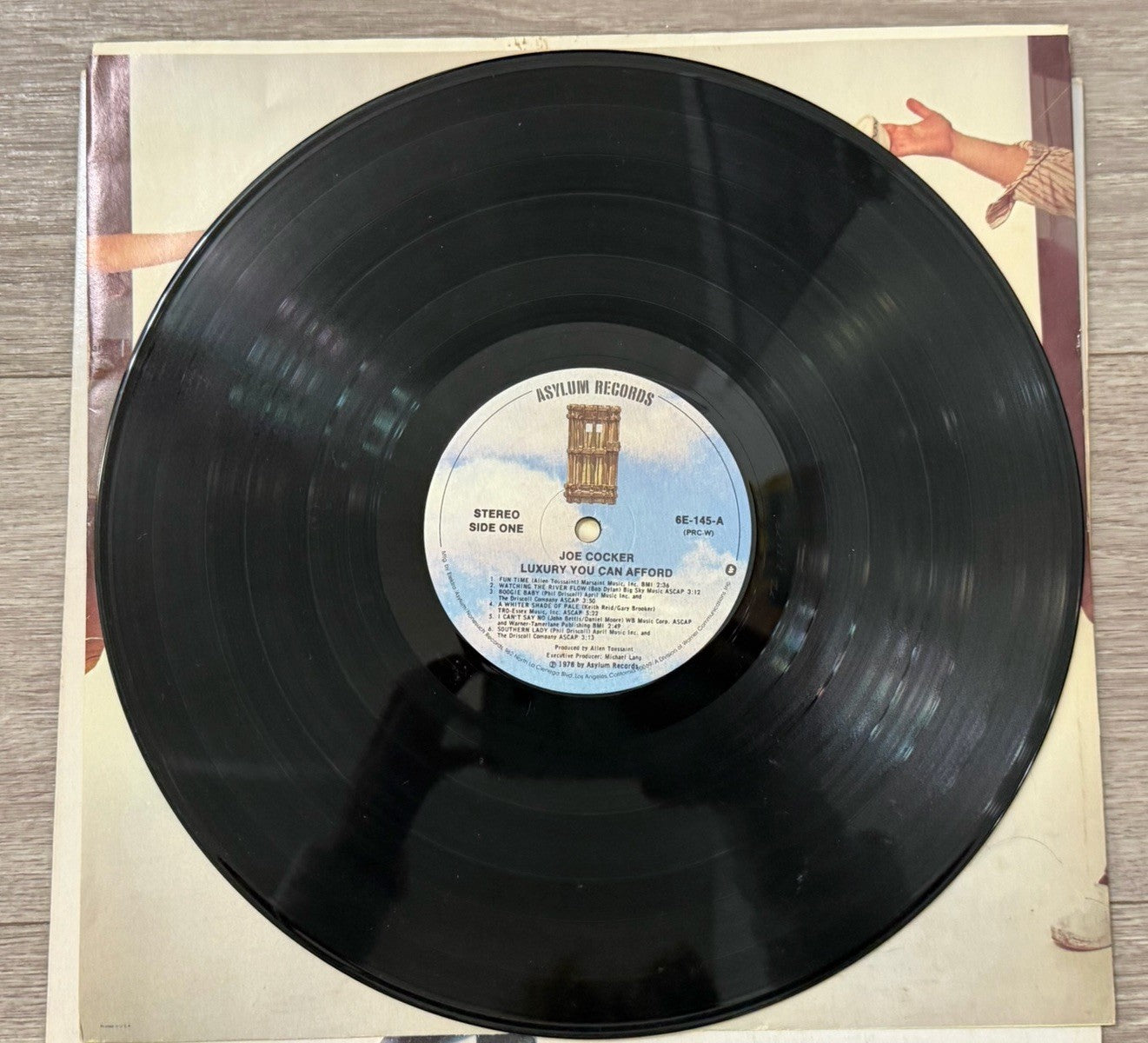 Joe Cocker - Luxury You Can Afford - Vinyl LP - 6E-145-B SP - Stained Cover