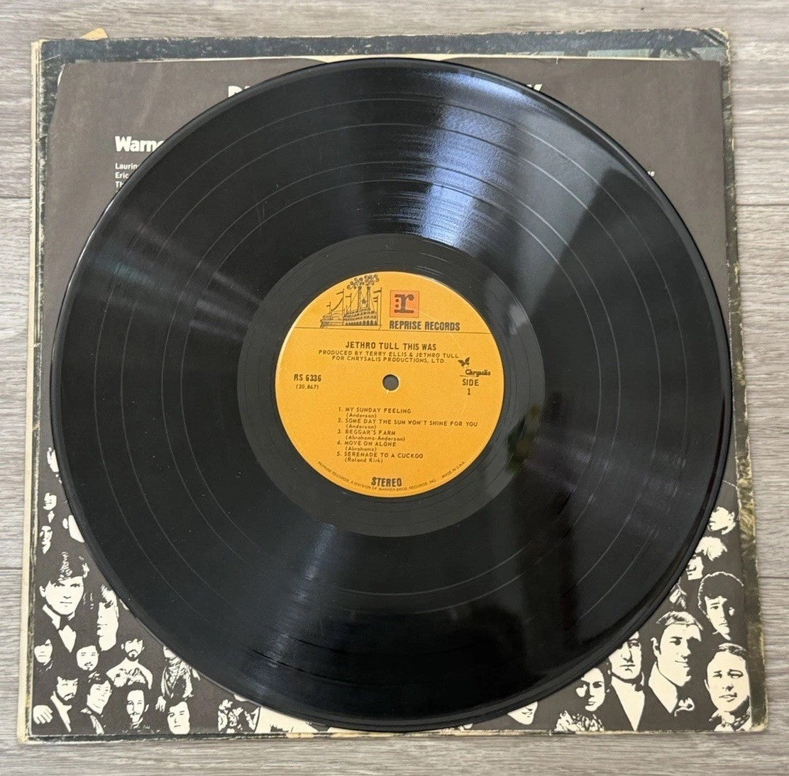 Jethro Tull This Was￼Vinyl VG+/Vg Reprise Records Ultrasonic Cleaned