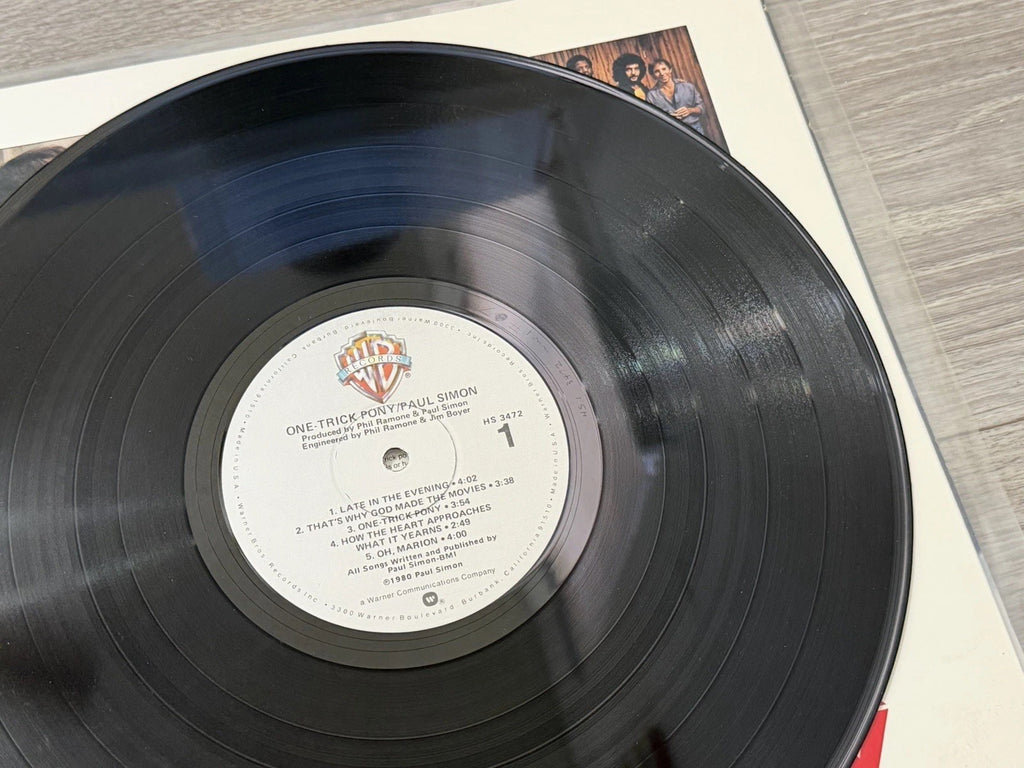 One Trick Pony by Paul Simon Vinyl 1980 Warner Brothers Records HS 3472
