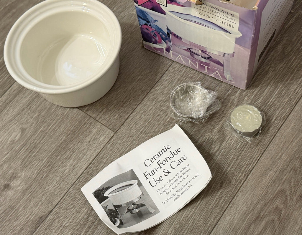 Chantal The Fun-Fondue Tealight Warmer Fondue forks not included