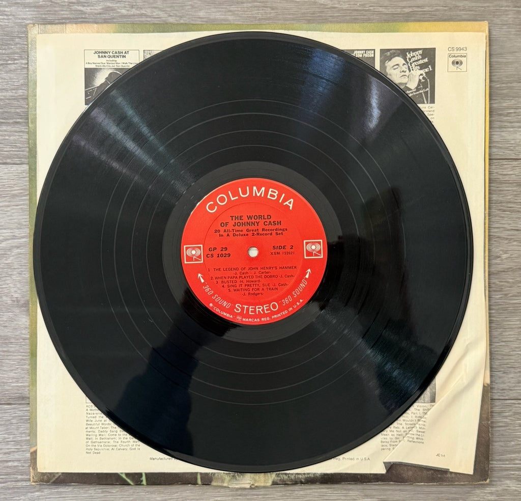 Johnny Cash – The World Of Johnny Cash Deluxe 2-Record Set GP 29