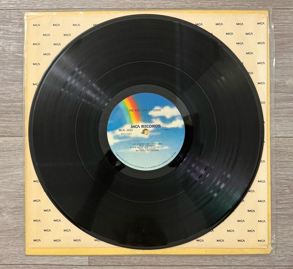 THE WHO - Live At Leeds (MCA) - 12" Vinyl Record LP No Insert