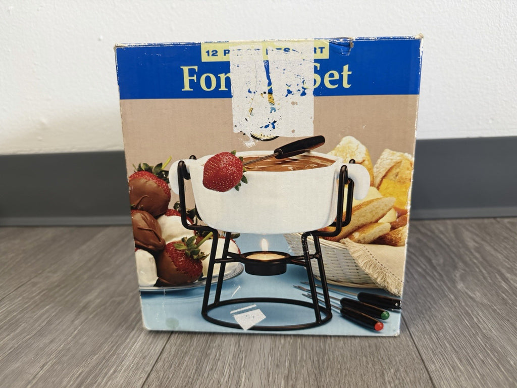 Fondue Set In Box NOS Great For Chocolate Cheese Fondue WILTON
