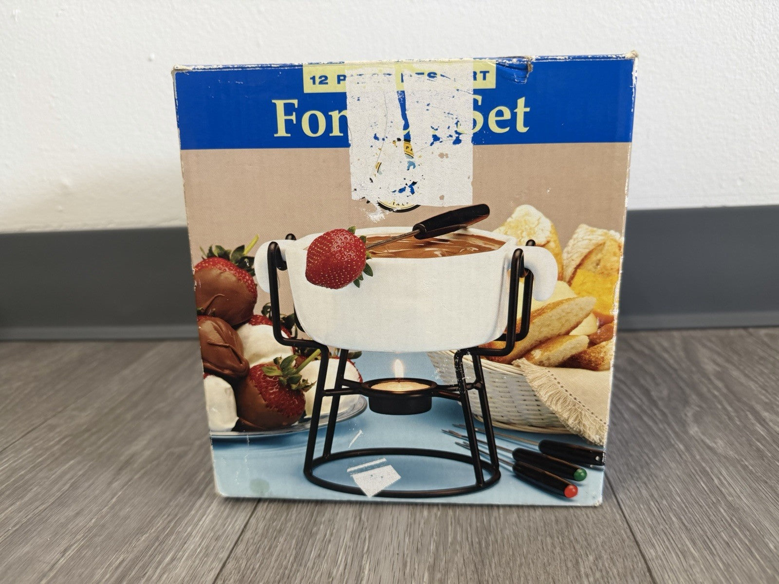 Fondue Set In Box NOS Great For Chocolate Cheese Fondue WILTON