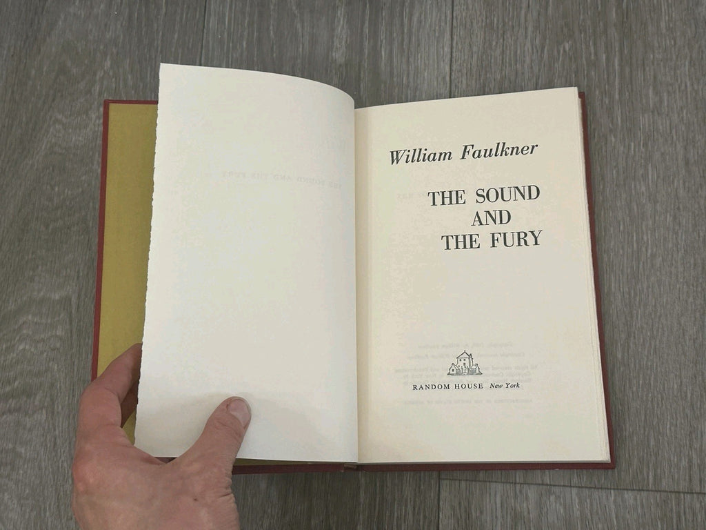 William Faulkner- Sanctuary, 1958, Random House Edition Red HC Book