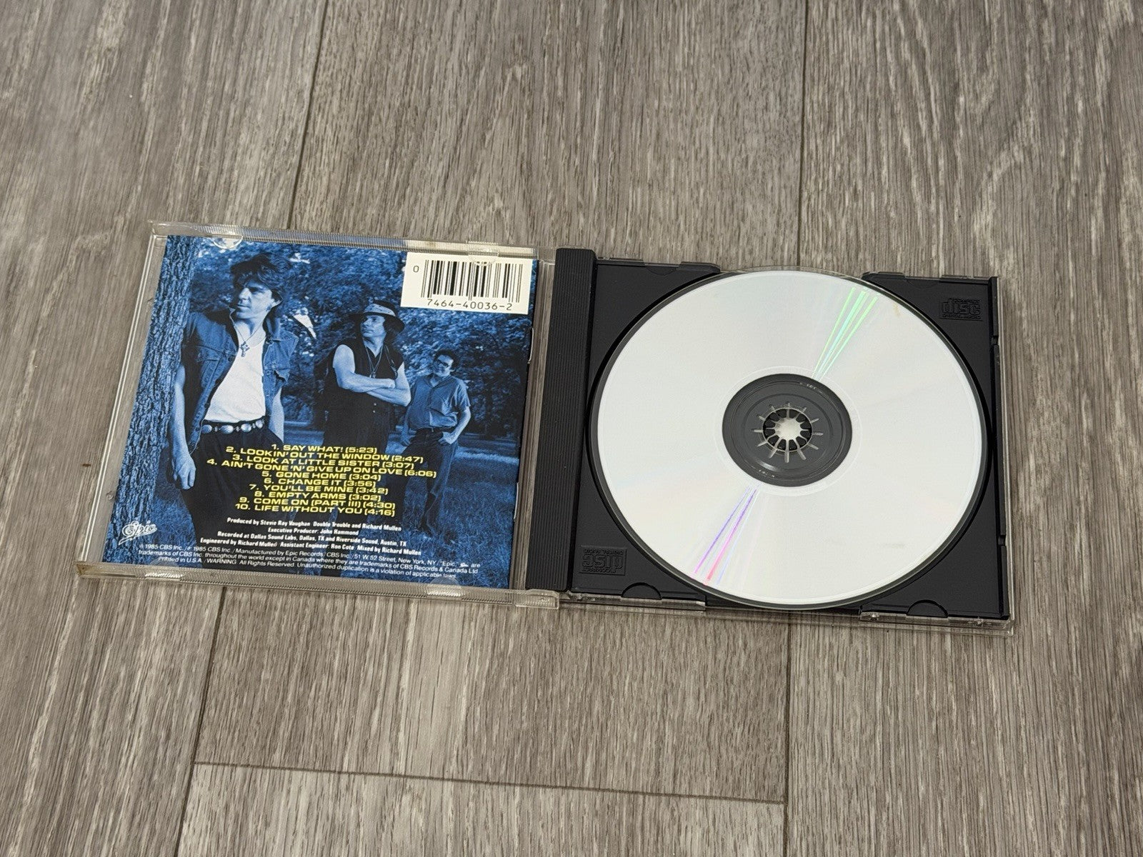 Stevie Ray Vaughan - Soul To Soul CD 1985 CBC Inc EK 40036