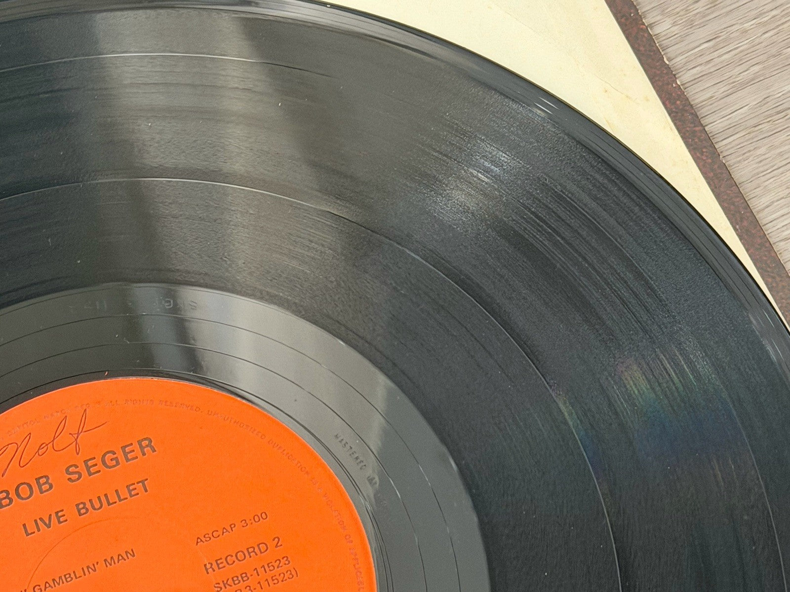 Bob Seger And The Silver Bullet Band Live Bullet 1976 Vinyl 2 LP Record Album