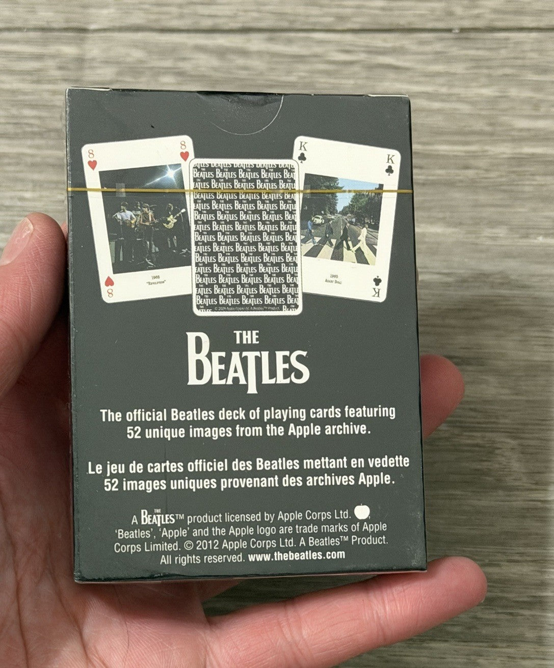 NEW- Sealed - The Beatles Playing Cards 52 Unique Images From The Apple Archive