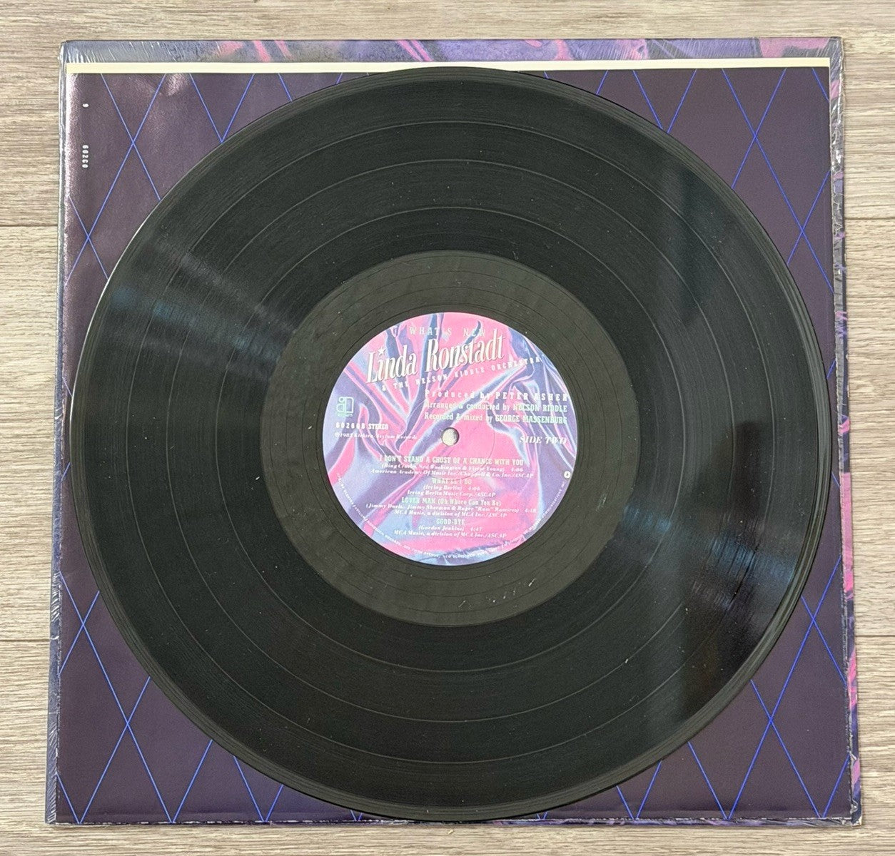 Linda Ronstadt & Nelson Riddle Orchestra - What's New 1983 60260 LP VG