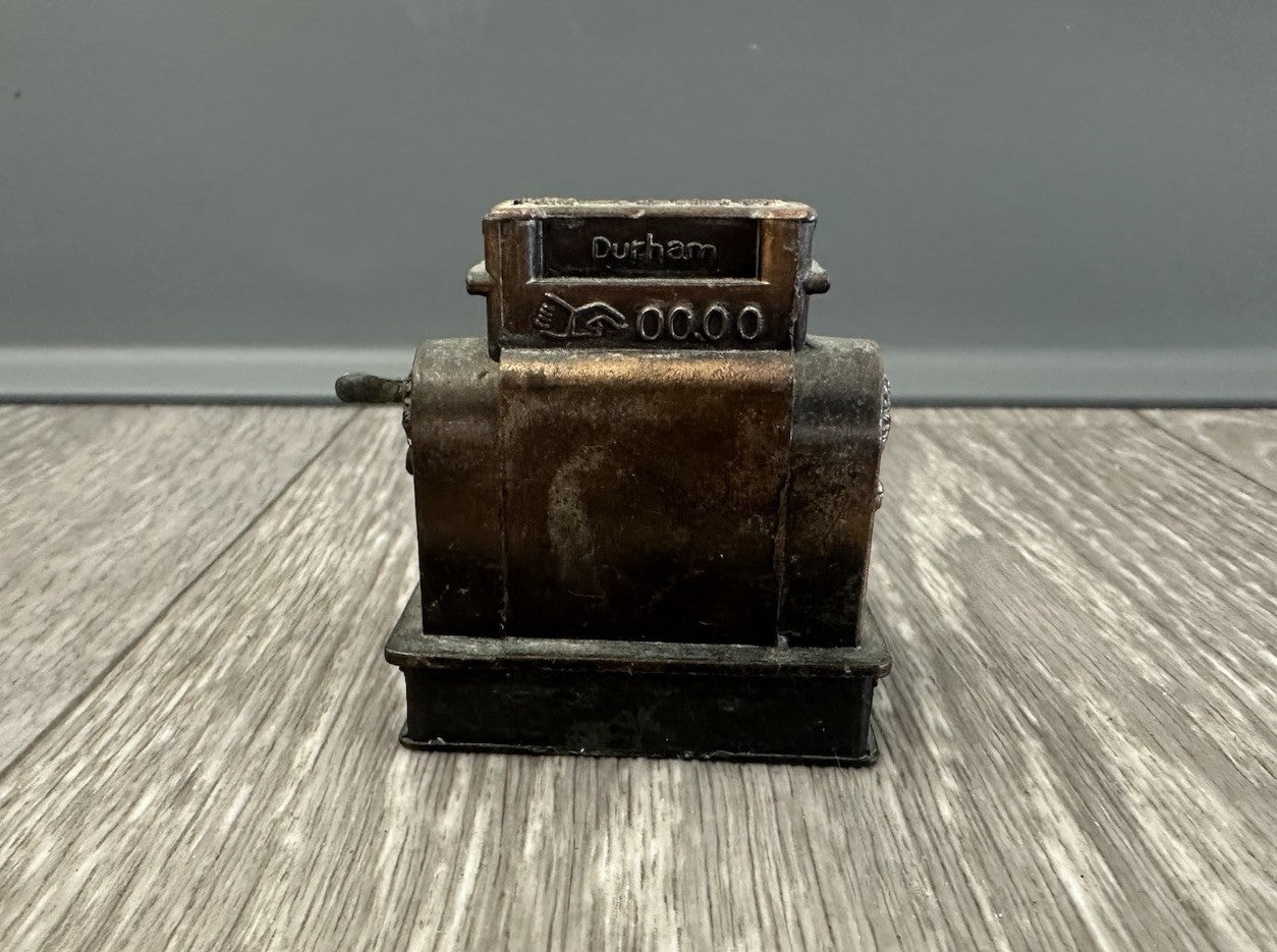 Miniature Vintage Durham Due cast Cash Register
