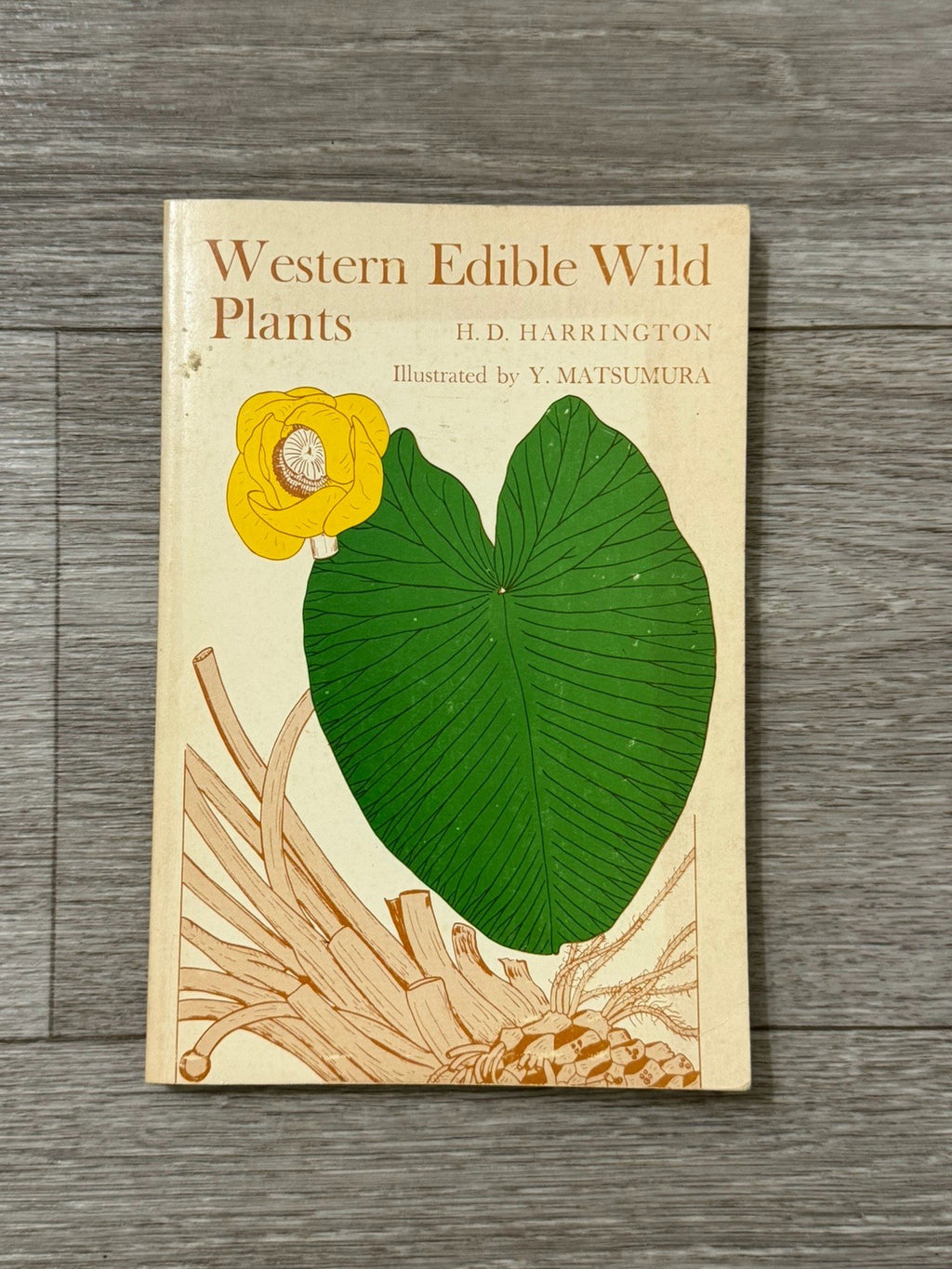 Vintage WESTERN EDIBLE PLANTS by Harrington Illustrated By Y. Matsumura C3 1975