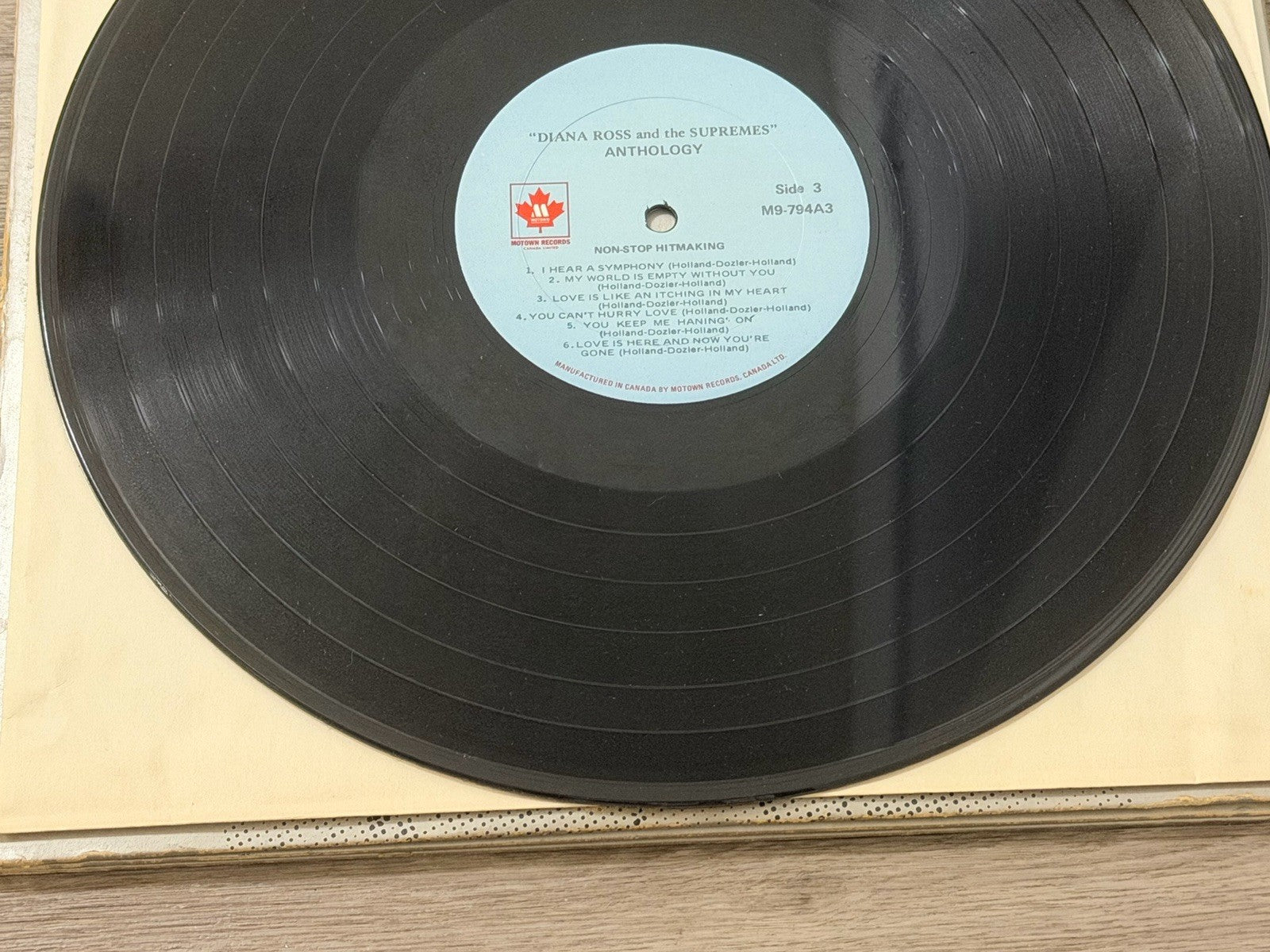 DIANA ROSS AND THE SUPREMES - Anthology (Motown M9 794A3 1974) 3 LP set vinyl