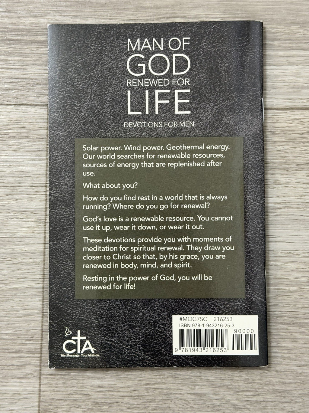 Man of God Renewed for Life: Devotions for Men Christianity
