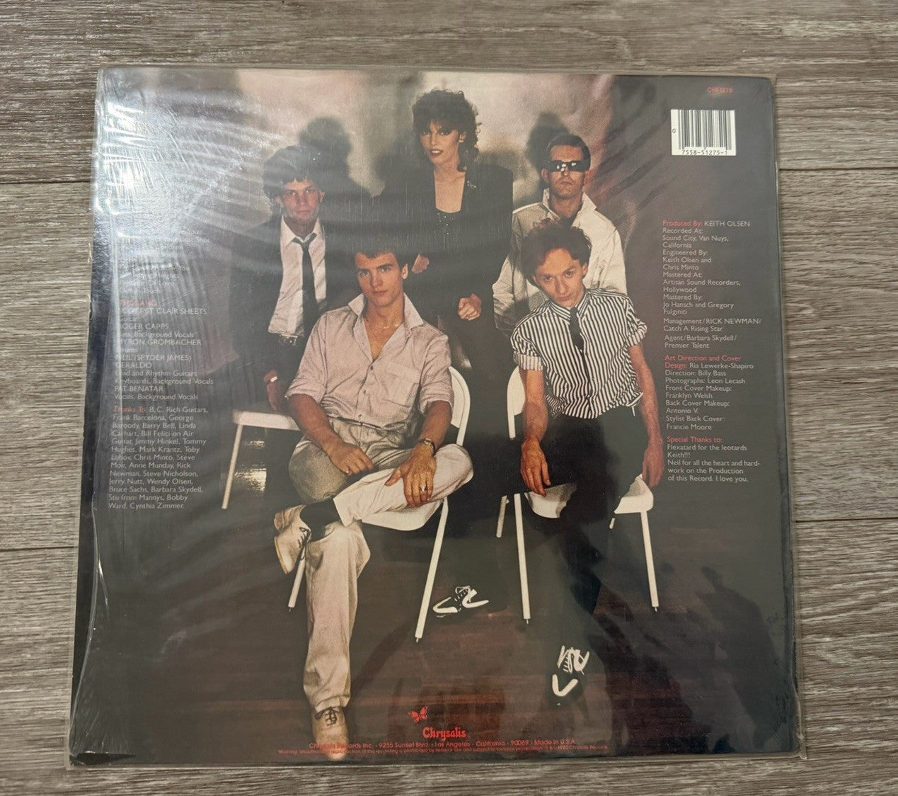 Pat Benatar Crimes of Passion Vinyl LP 1980 Record Album VG