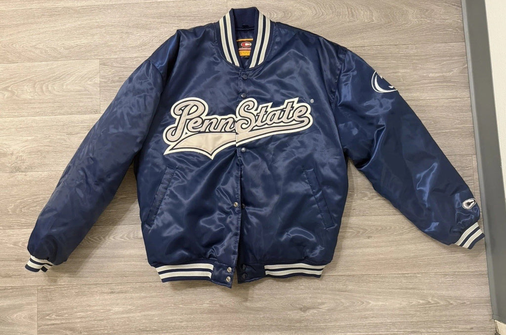 Penn State Varsity  Bomber Jacket Colosseum Made In Korea Vintage XL