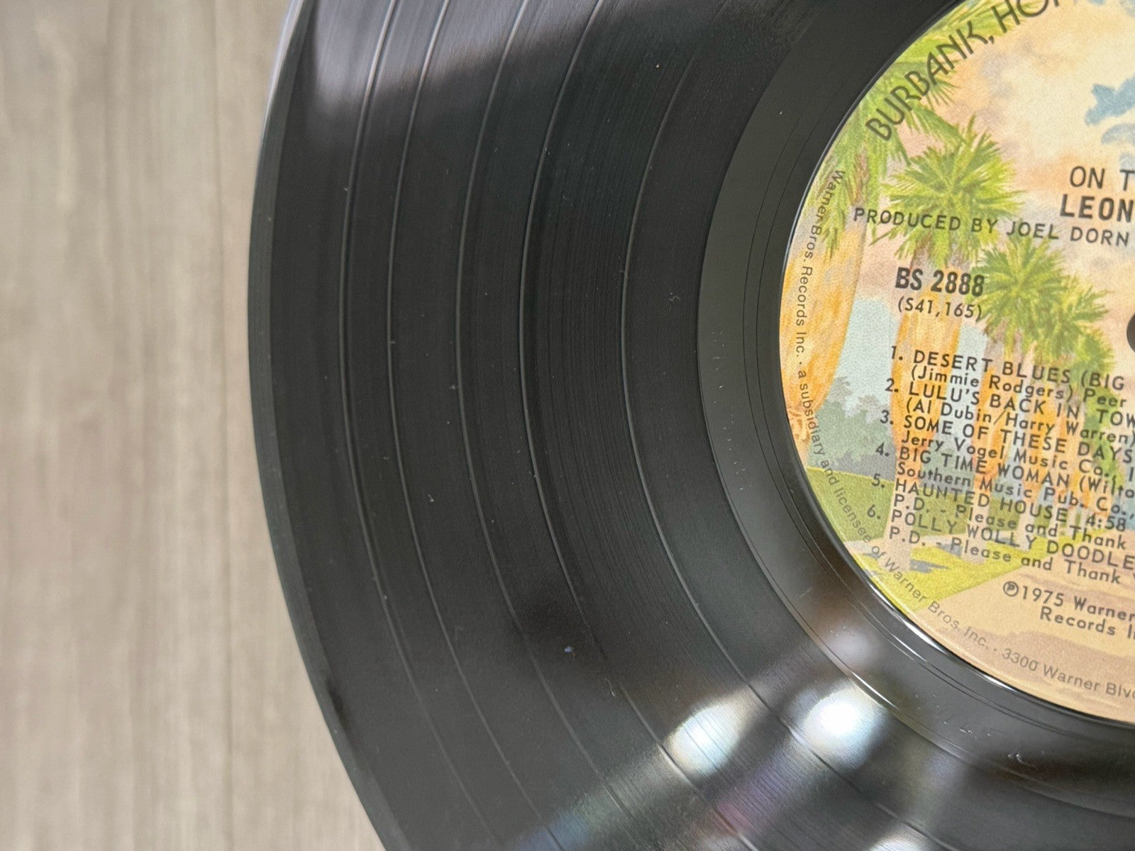 Leon Redbone “on the track” 1975 vinyl..BS2888