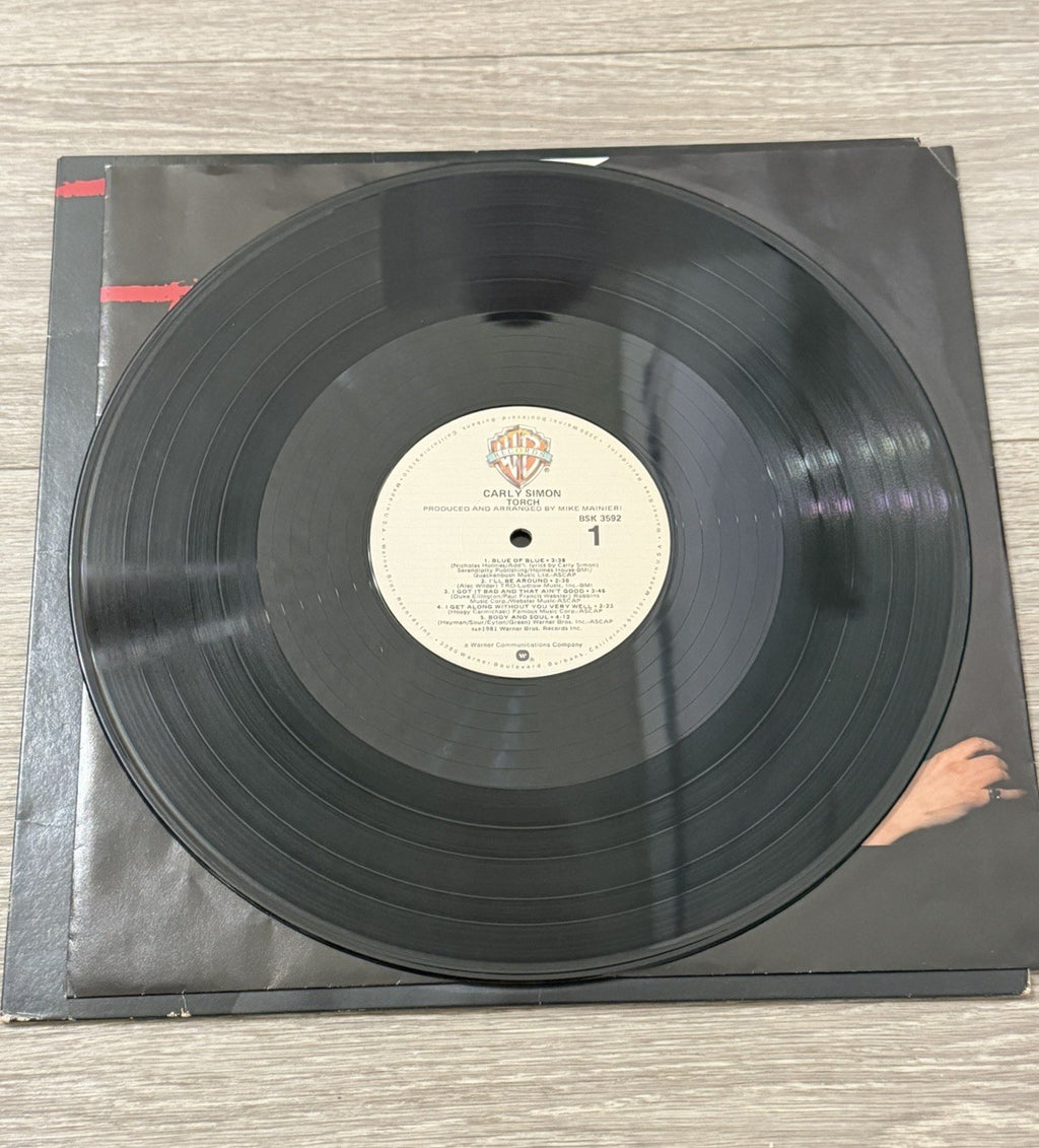 Carly Simon - Torch, Vinyl LP, First Pressing, 1981, Warner Bros., BSK3592