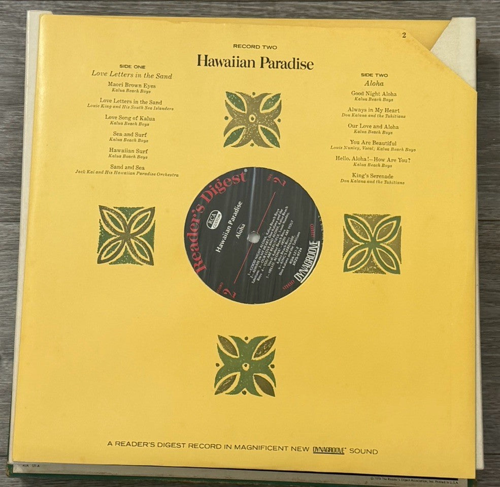 Hawaiian Paradise: Delightful Music Of The Islands Vinyl, 5 LP, 1970 Box Set
