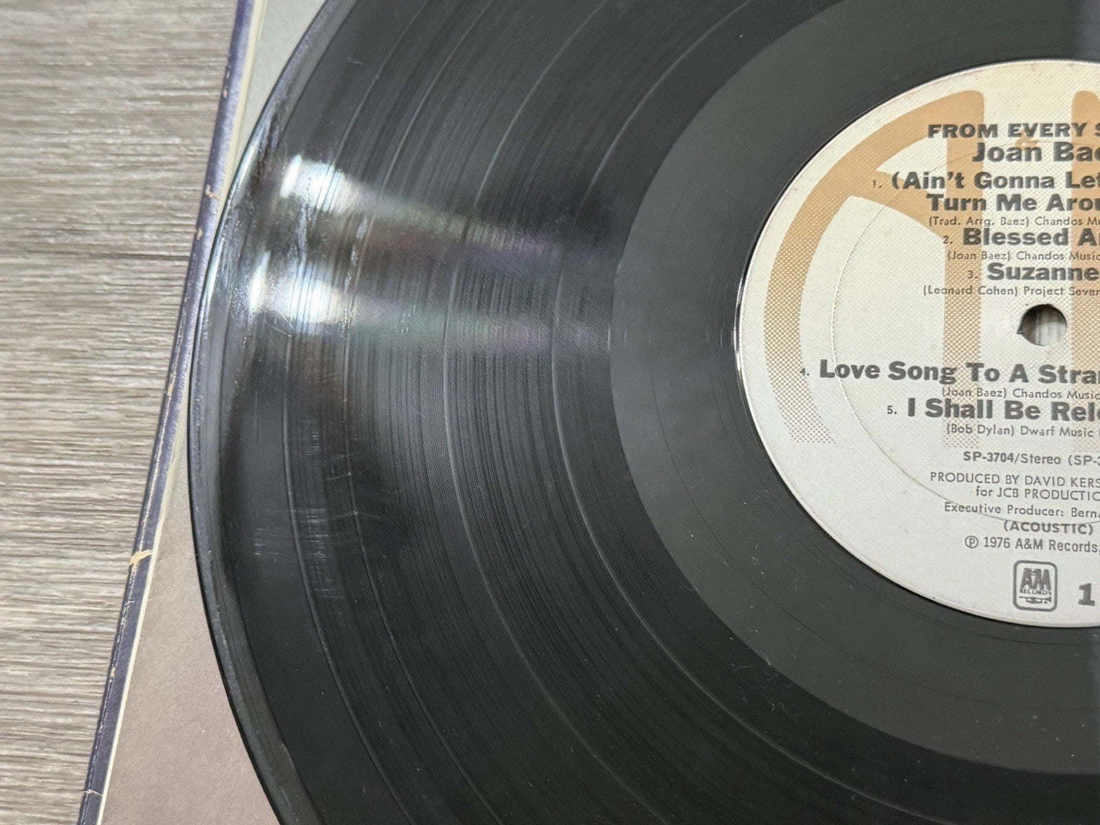 Joan Baez| From Every Stage| 1st Press| Vinyl 2XLP 1976 A&M SP-3704 VG+/G+| Folk