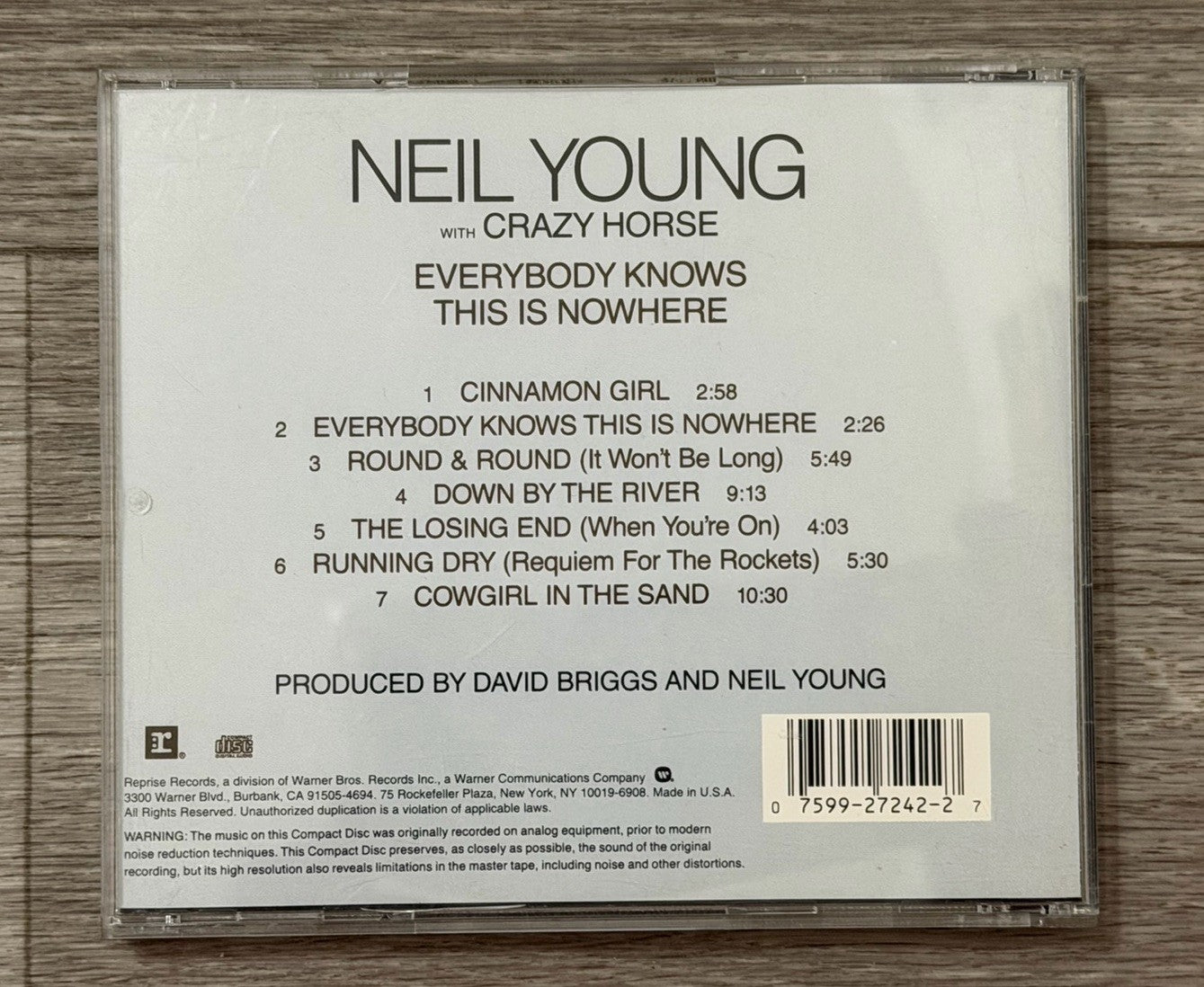 Everybody Knows This Is Nowhere by Neil Young/Neil Young & Crazy Horse CD