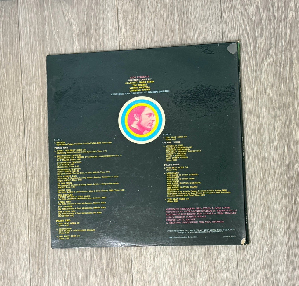 Vanilla Fudge The Beat Goes On ATCO SD 33‑237 LP 68’ VG Vinyl/ G+ Jacket & Inlay