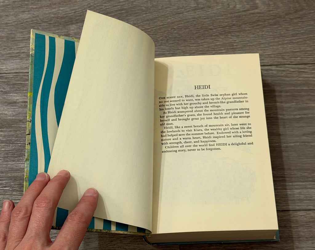 Vtg Heidi By Johanna Spyri & Hans Brinker By Mary Maples Dodge Hardcover Book