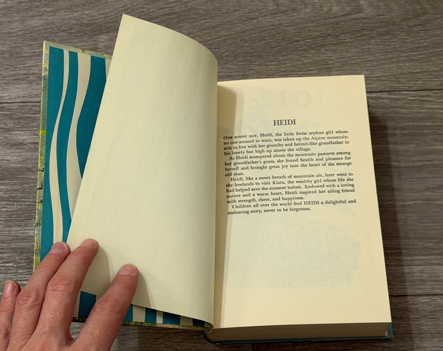 Vtg Heidi By Johanna Spyri & Hans Brinker By Mary Maples Dodge Hardcover Book