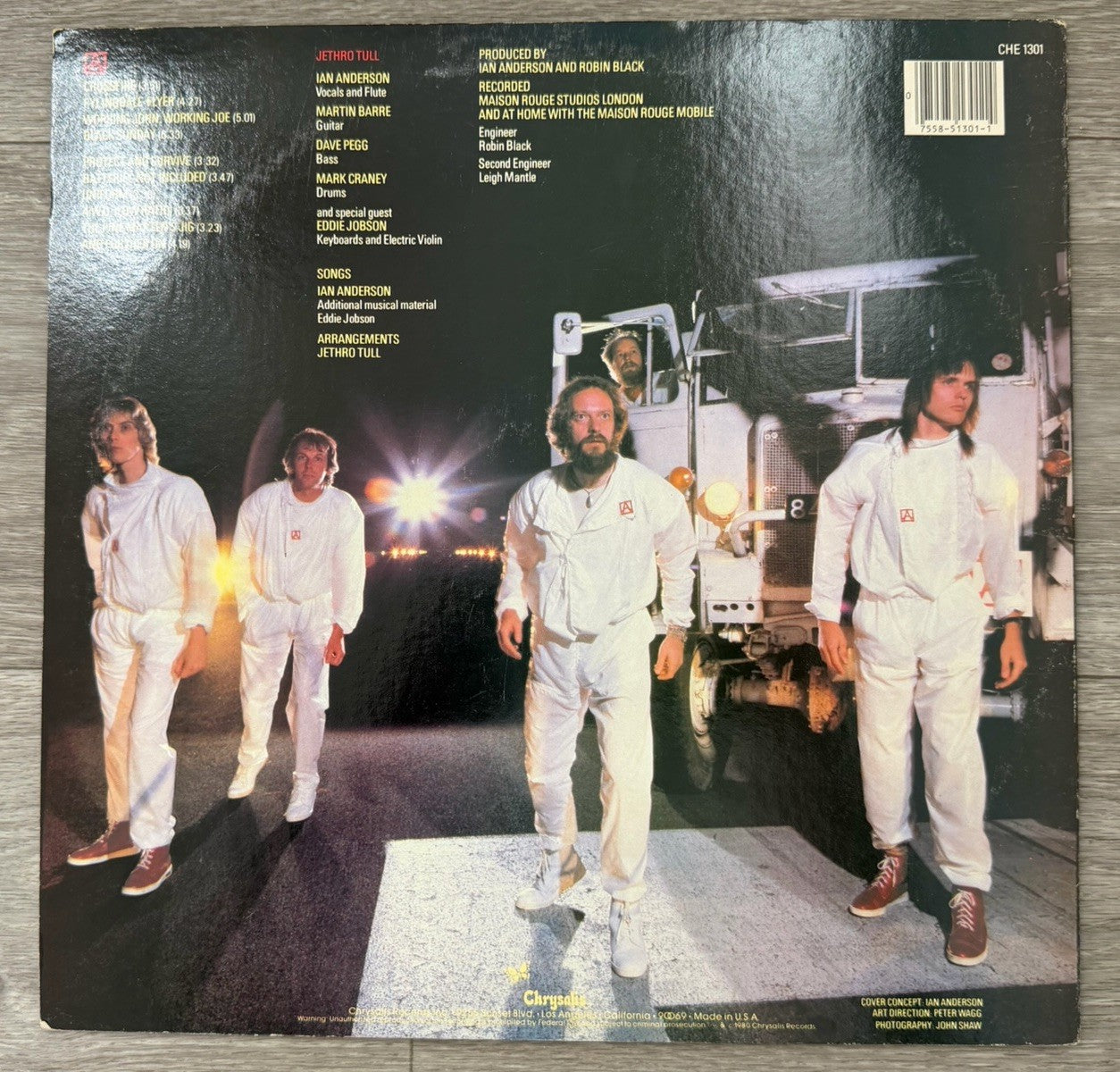 Vinyl LP - JETHRO TULL / A  1980 CHE 1301 Chrysalis