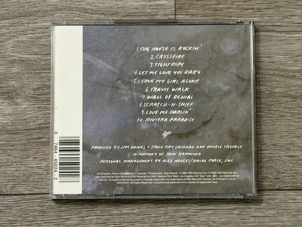 In Step by Stevie Ray Vaughan/Stevie Ray Vaughan & Double Trouble Cracked Case