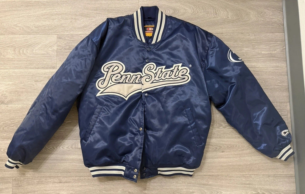 Penn State Varsity  Bomber Jacket Colosseum Made In Korea Vintage XL